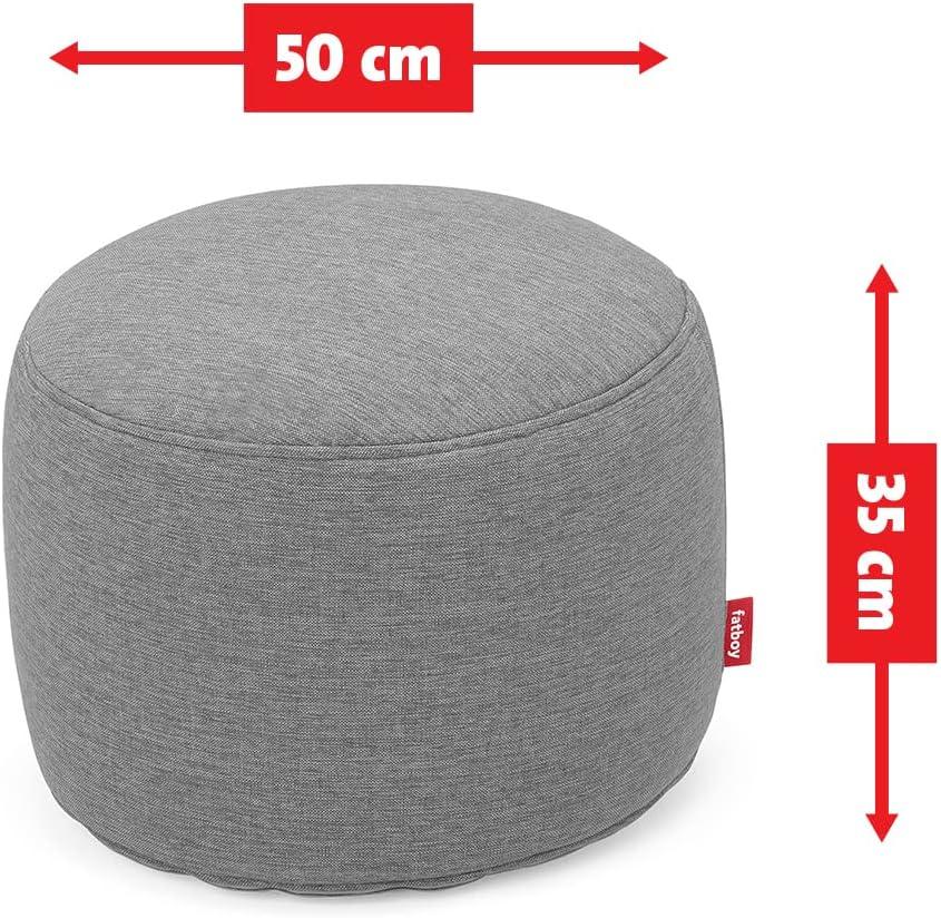 Fatboy Round Red Polypropylene Outdoor Pouf Ottoman