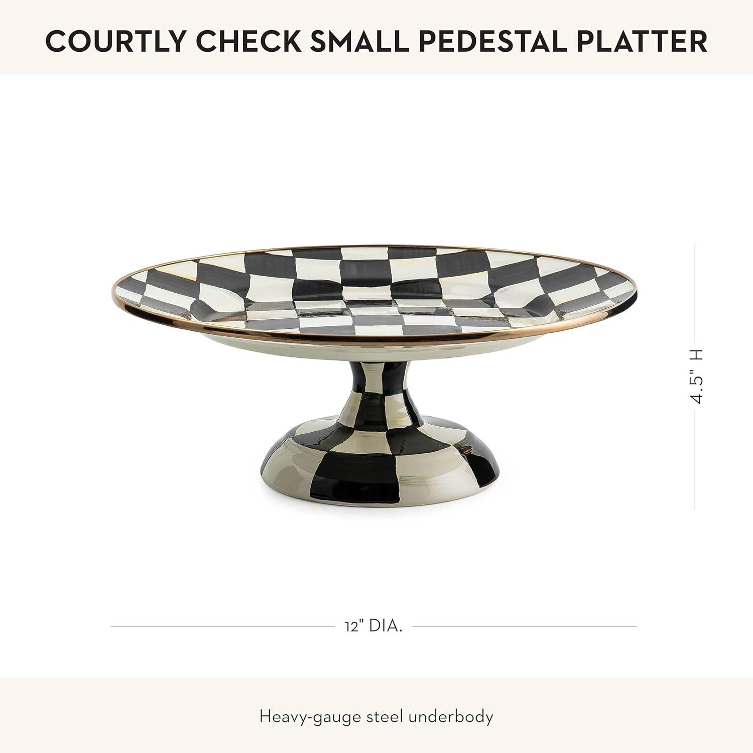 Courtly Check® Pedestal Platter