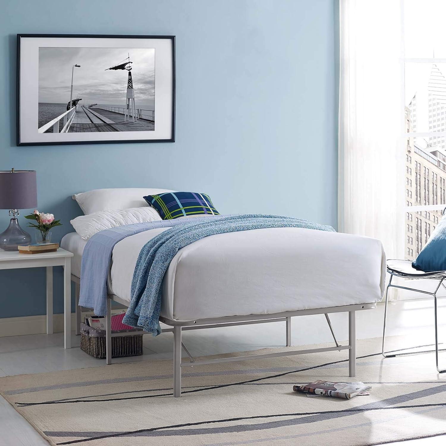 Modway Horizon Stainless Steel Bed Frame