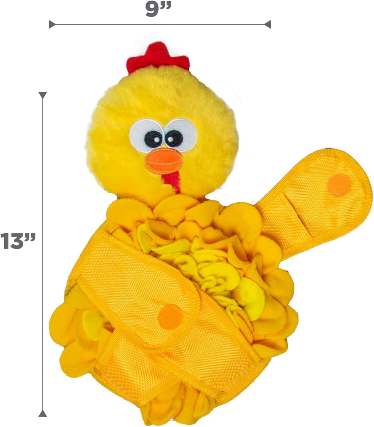 Kyjen 103804 Outward Hound Snuffle Palz Chicken Dog Toy - Large