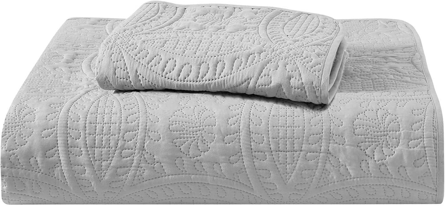 Mellanni Ultrasonic Quilted Coverlet Set