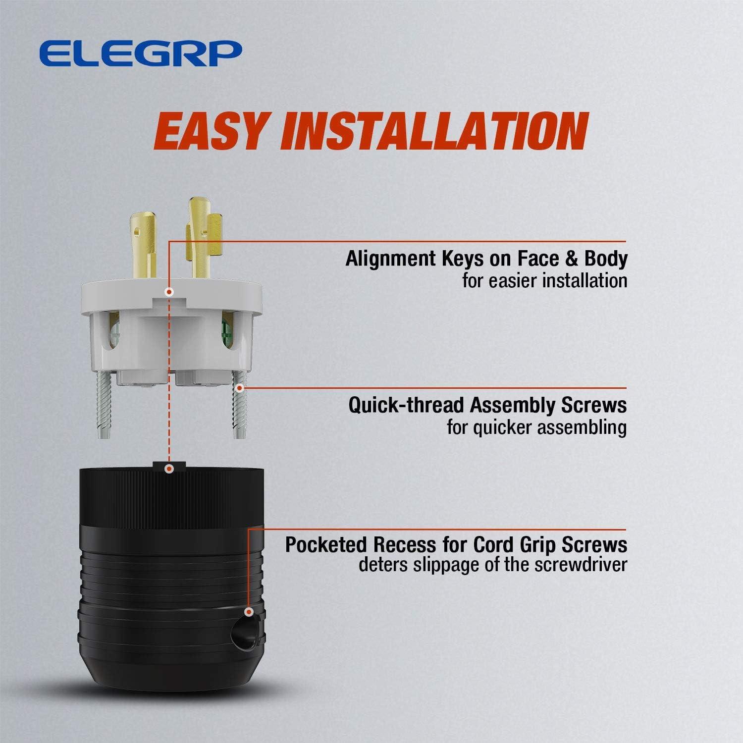 ELEGRP L1430P 30 Tamper Resistant Single Outlet