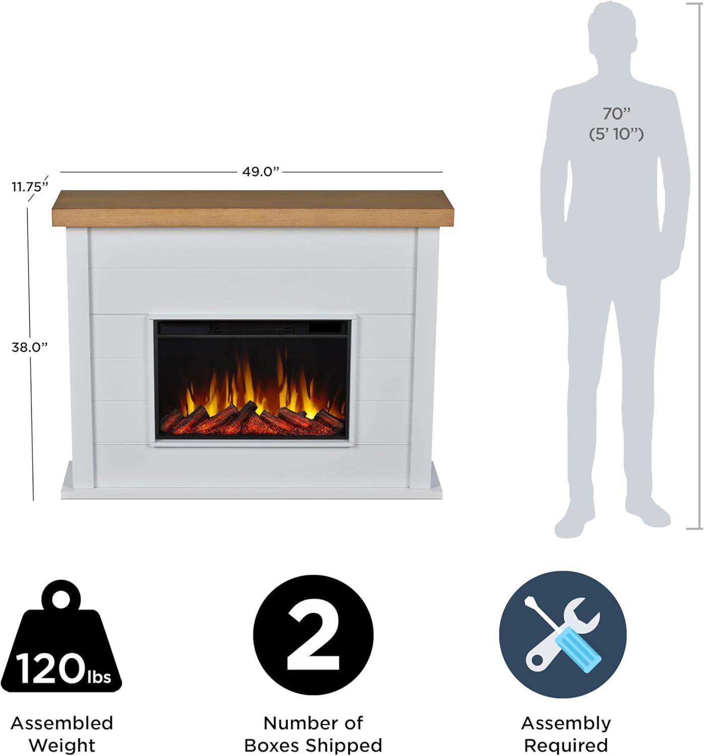 Marshall 49" Slim Electric Fireplace by Real Flame