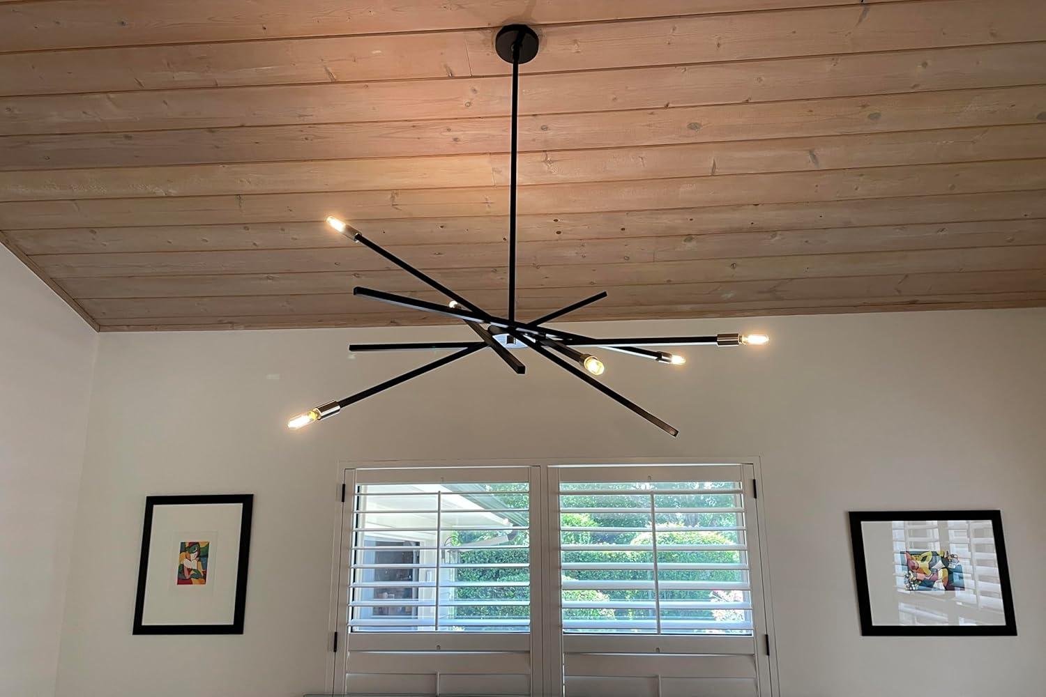 Hinkley Lighting Archer 6 - Light Chandelier in  Satin Black