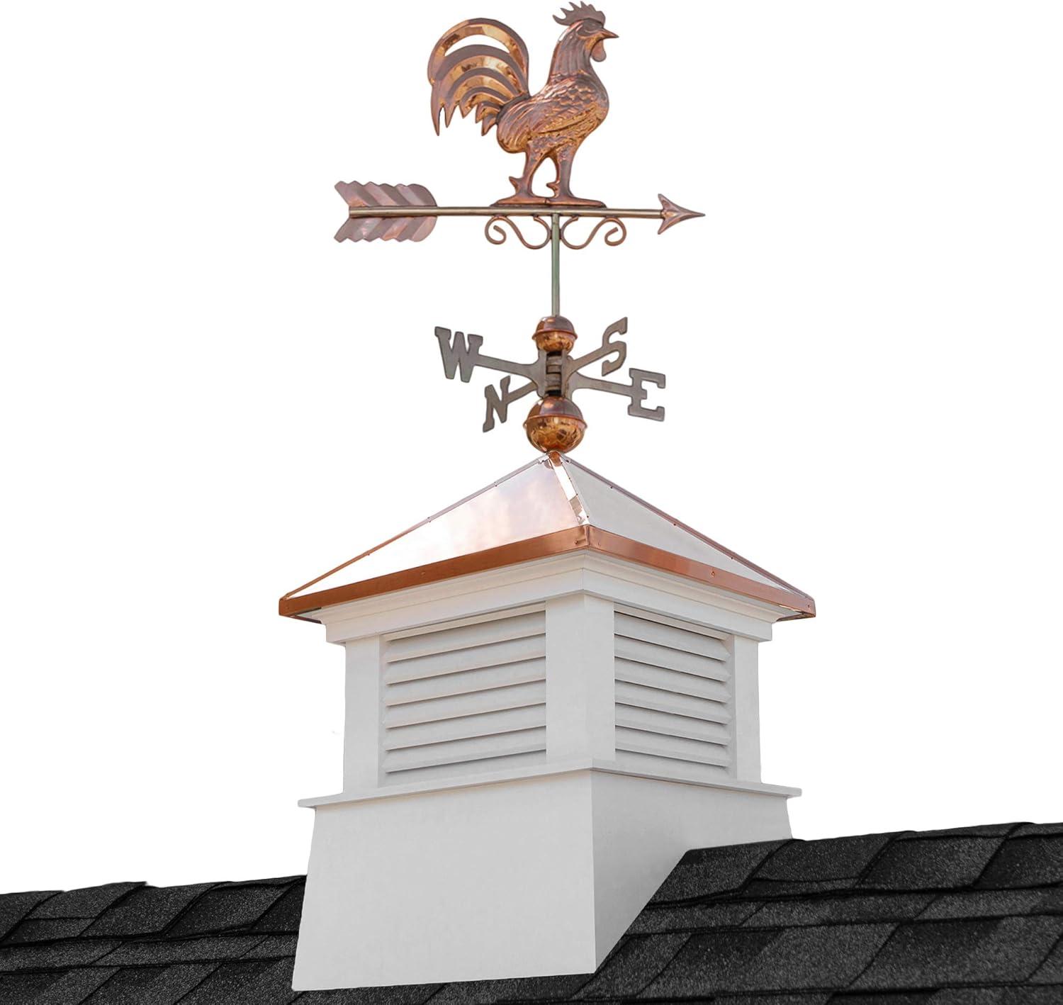 Good Directions Manchester Rooster Cupola & Weathervane Set