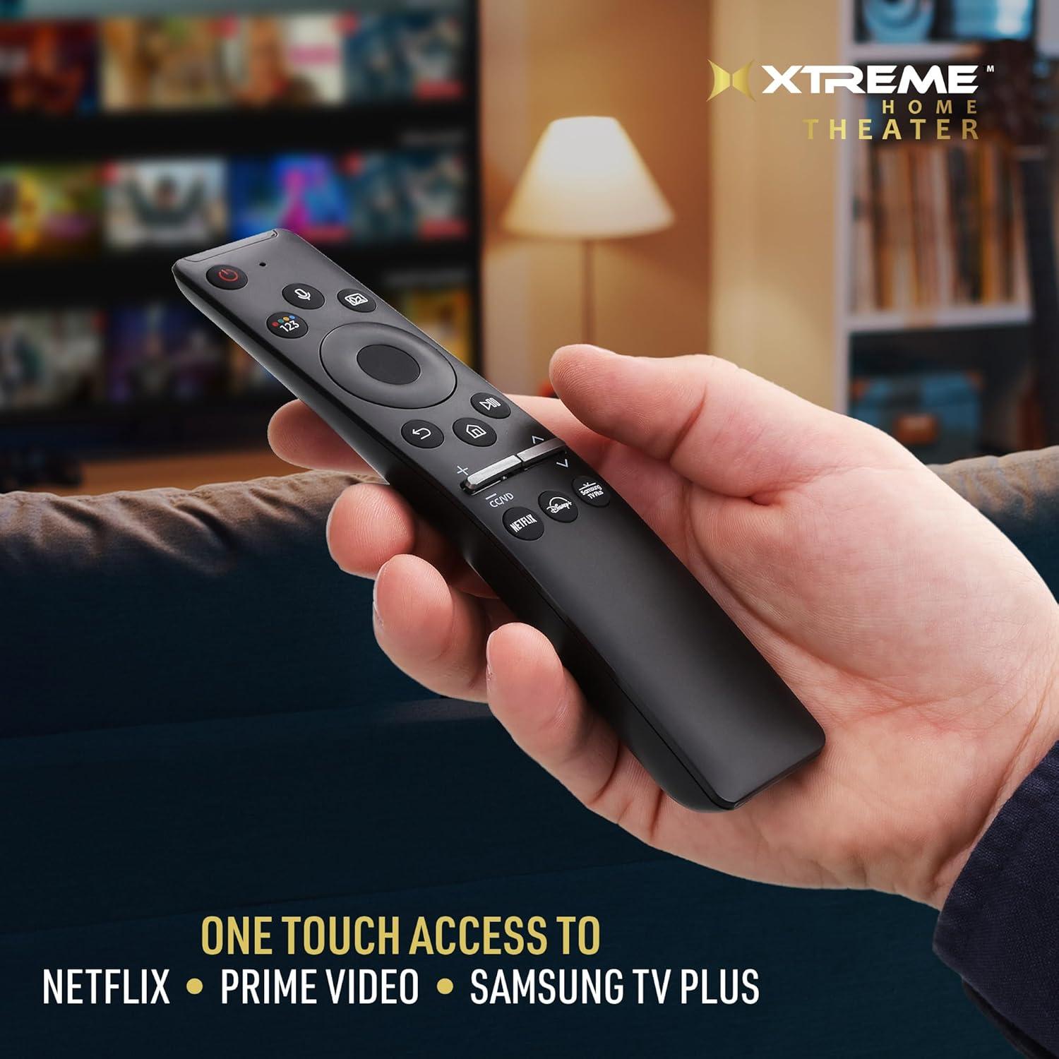 Xtreme Samsung Replacement Black Bluetooth Television Remote, Netflix, Voice Control, TVs, Soundbar