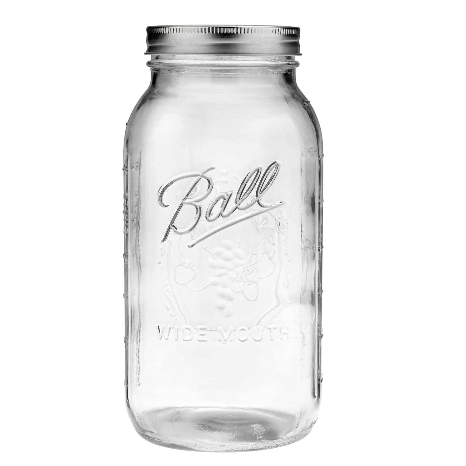 Ball Latch Jars, Glass Storage Jars, 3-Pack