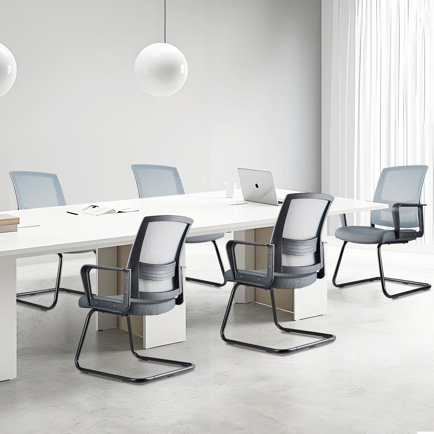 Clatina Waiting Room Chair with Metal Frame