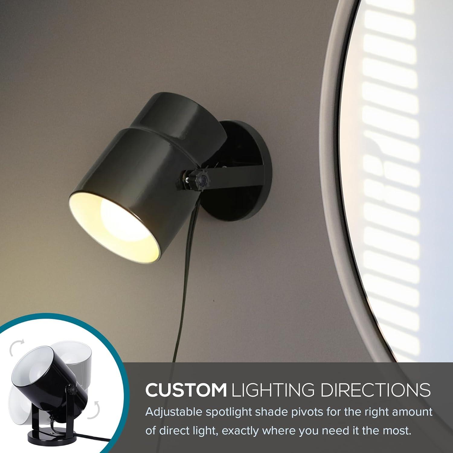 7.5'' Black Novelty Floor Lamp Set