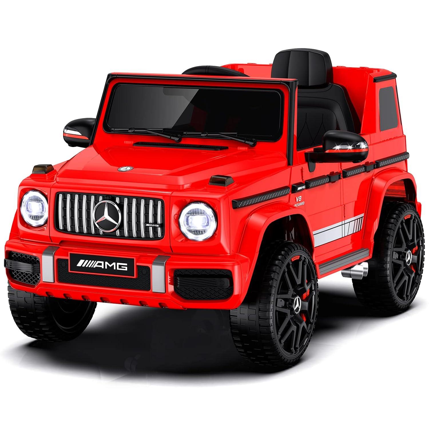 ANPABO ANPABO 24V 4WD Licensed Mercedes-Benz G63 Ride On Kids Car, Remote Control with Low Battery Voice Prompt