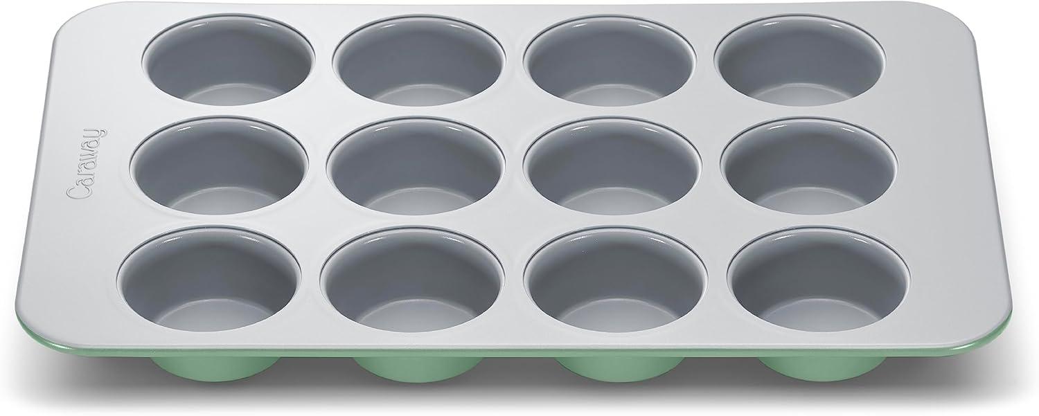 Caraway Home 10.04" Nonstick Ceramic Muffin Pan