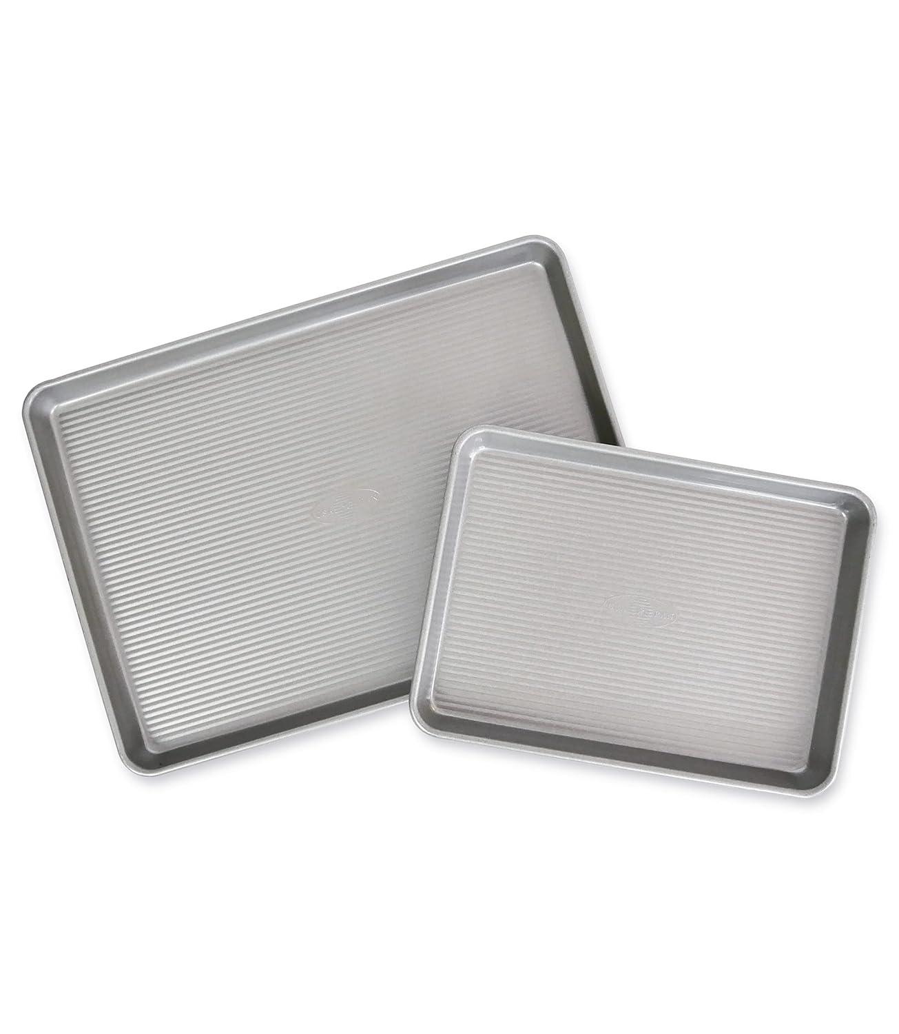 USA Pan Nonstick Quarter Sheet Pan, Set of 2