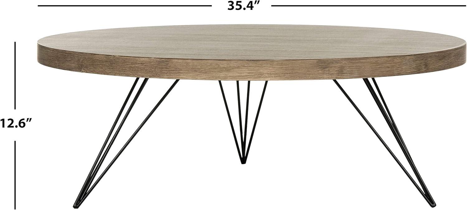 Mansel Coffee Table - Light Oak - Safavieh