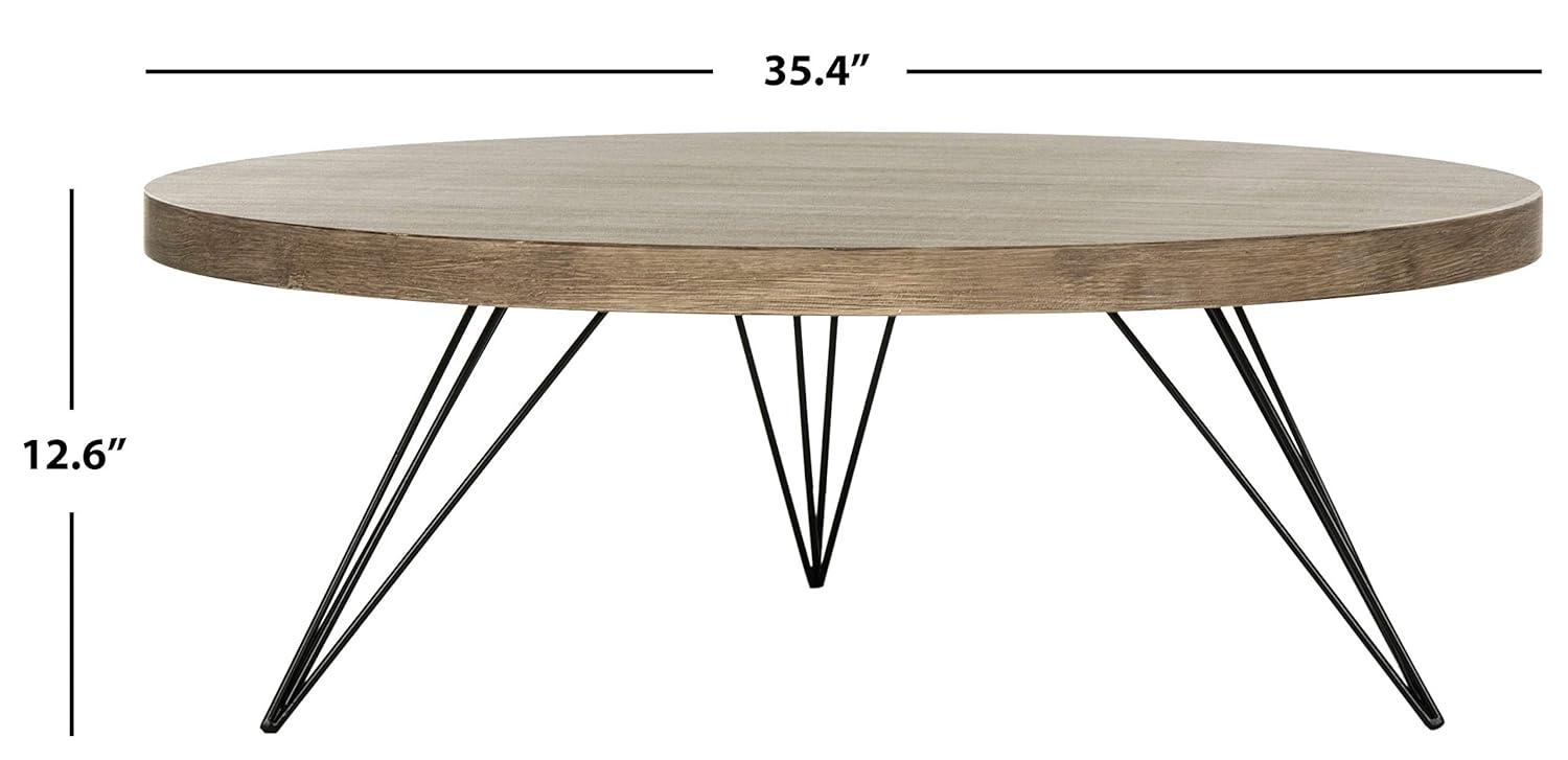 Mansel Coffee Table - Light Oak - Safavieh