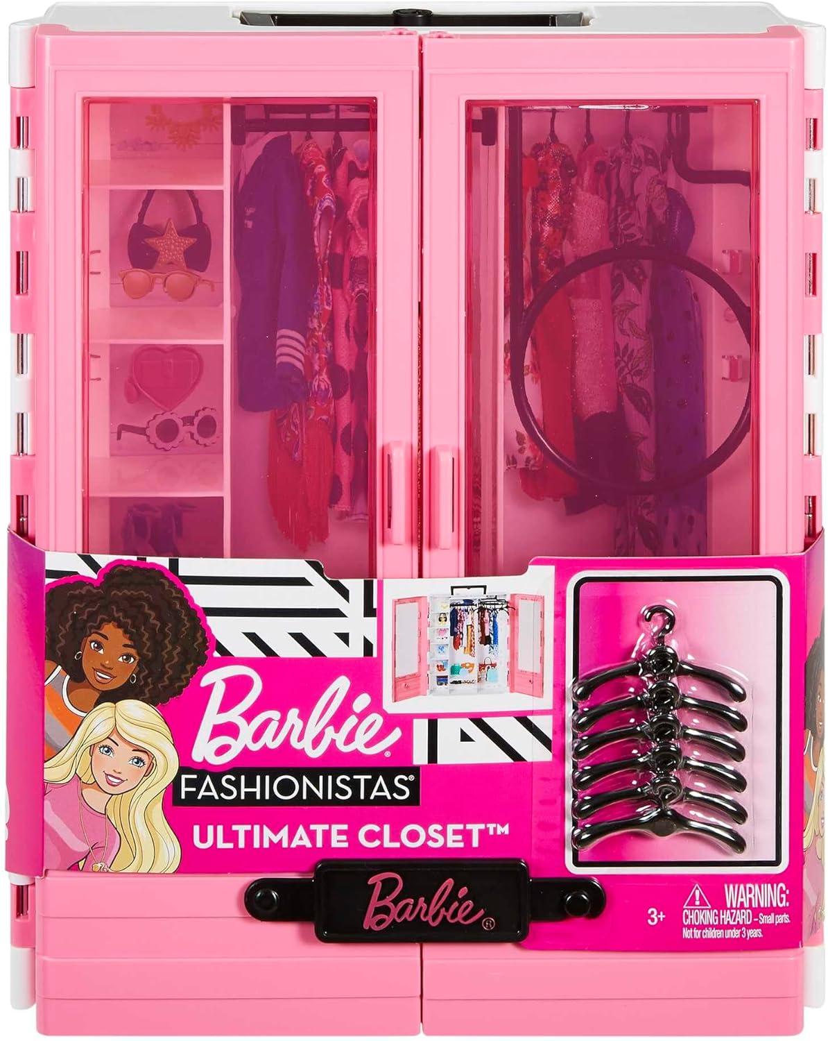 Barbie Fashionistas Ultimate Closet Portable Fashion Toy for 3 to 8 Year Olds