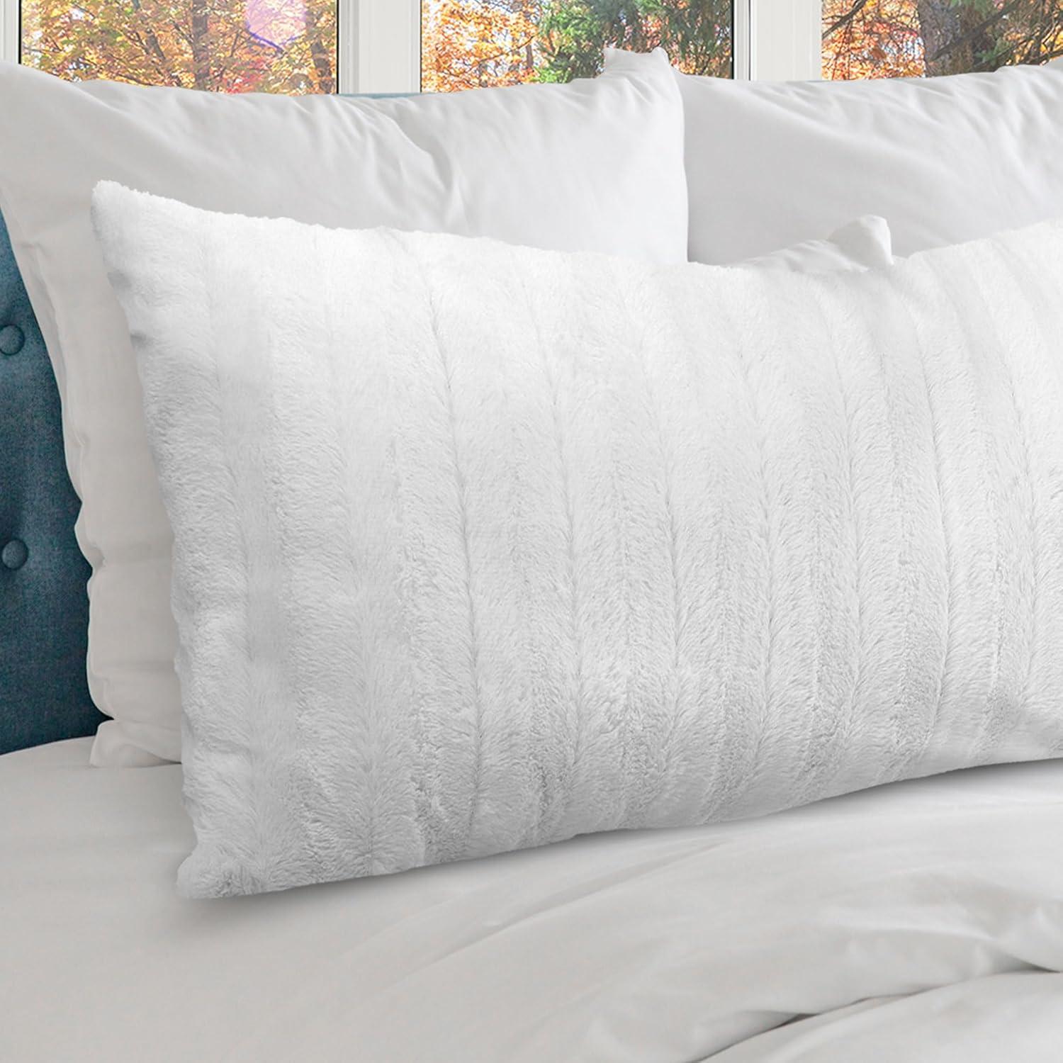Faux Fur Throw Pillow