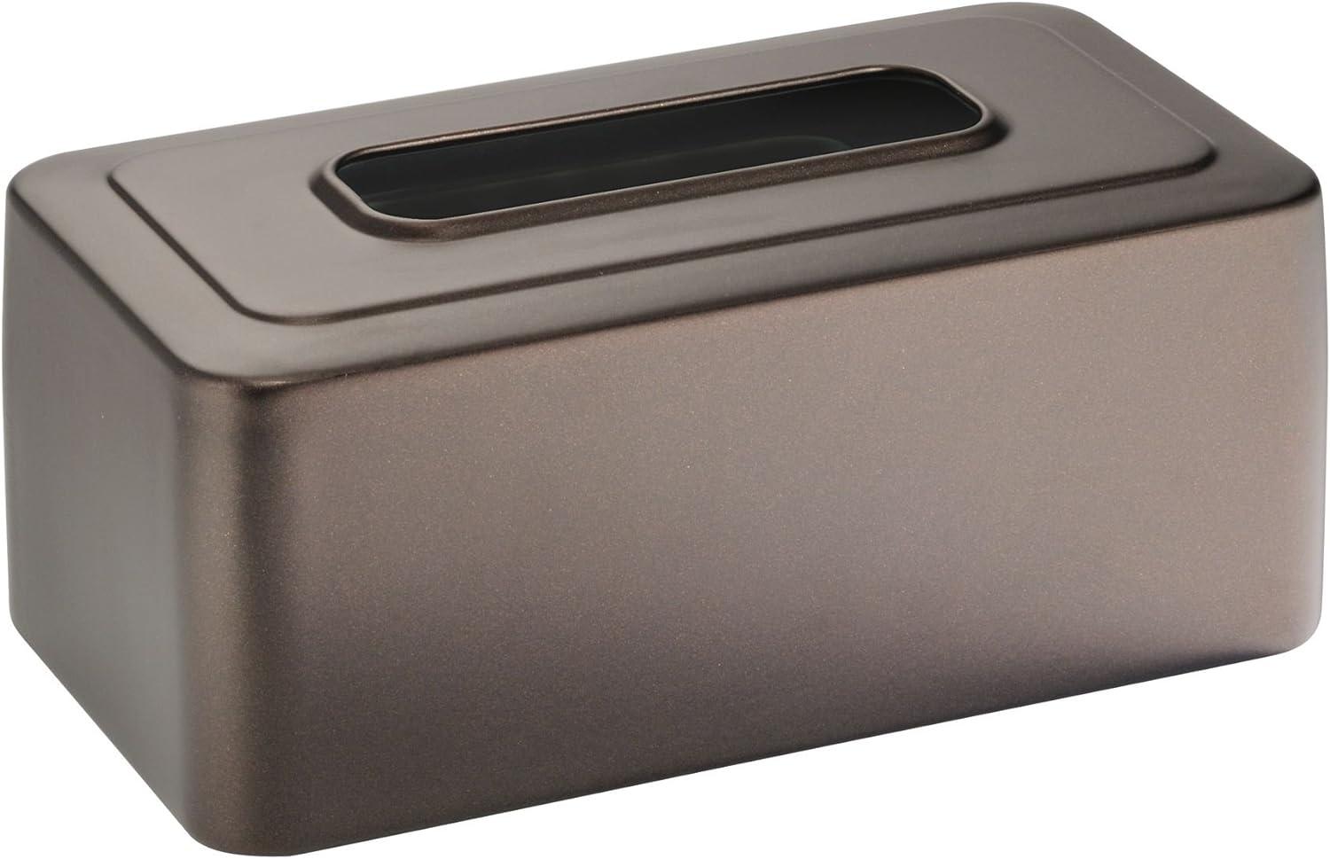 Bronze Steel Rectangular Tissue Box Cover for Bathroom and Bedroom