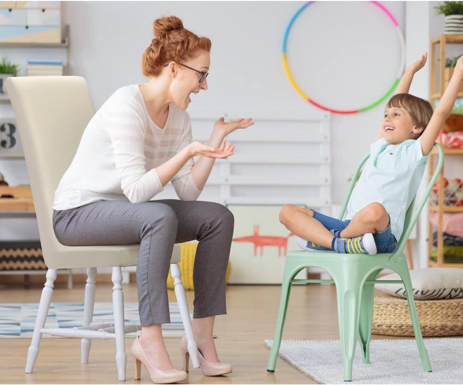 YISUN Dining Chair Covers, Stretch Spandex Chair Seat Cover Removable Washable Parson Chair Cover Kitchen Chair Protector Slipcovers (Beige Light, 6)