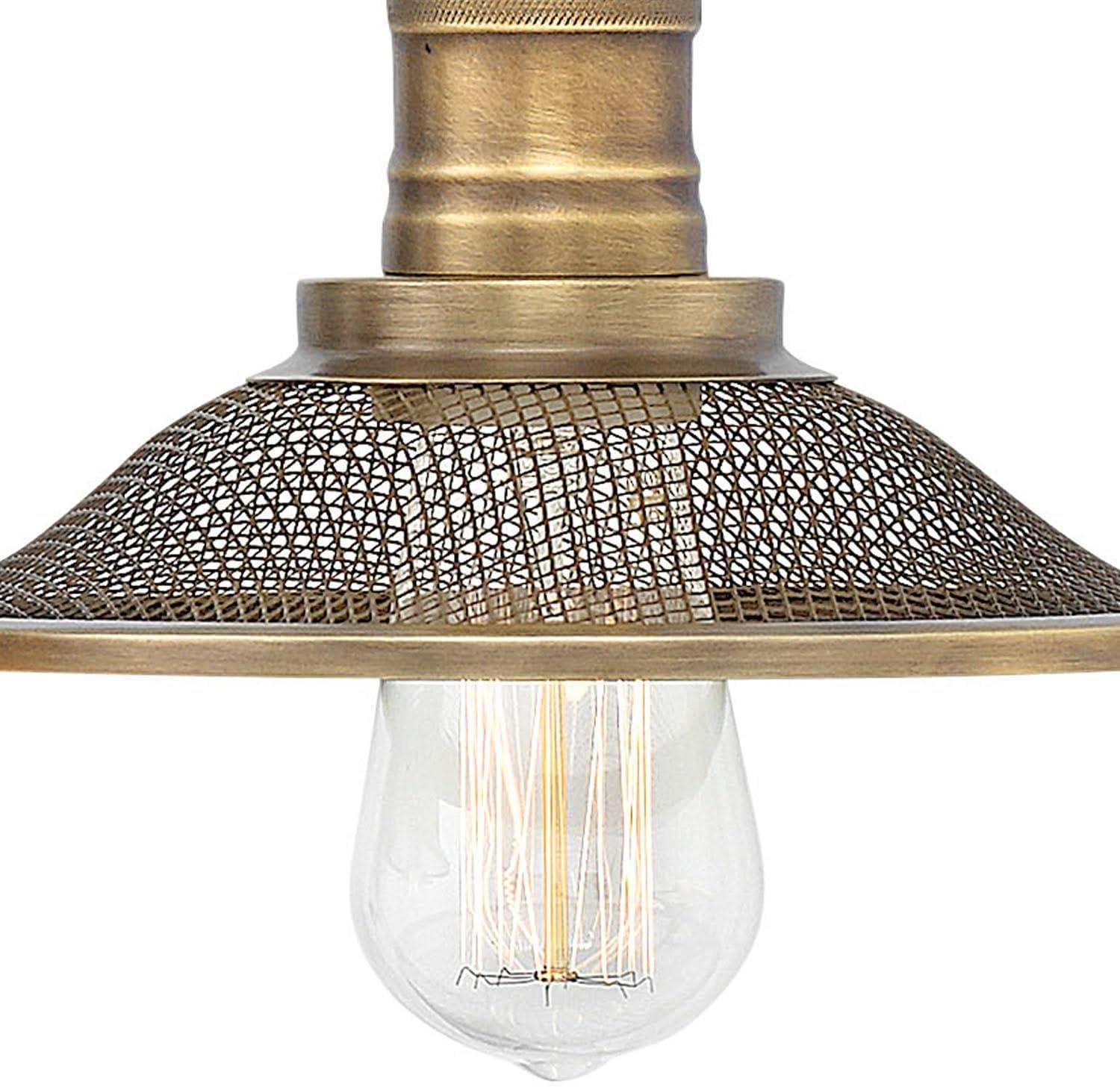 Rigby Antique Nickel 2-Light Mesh Shade Bathroom Vanity Sconce