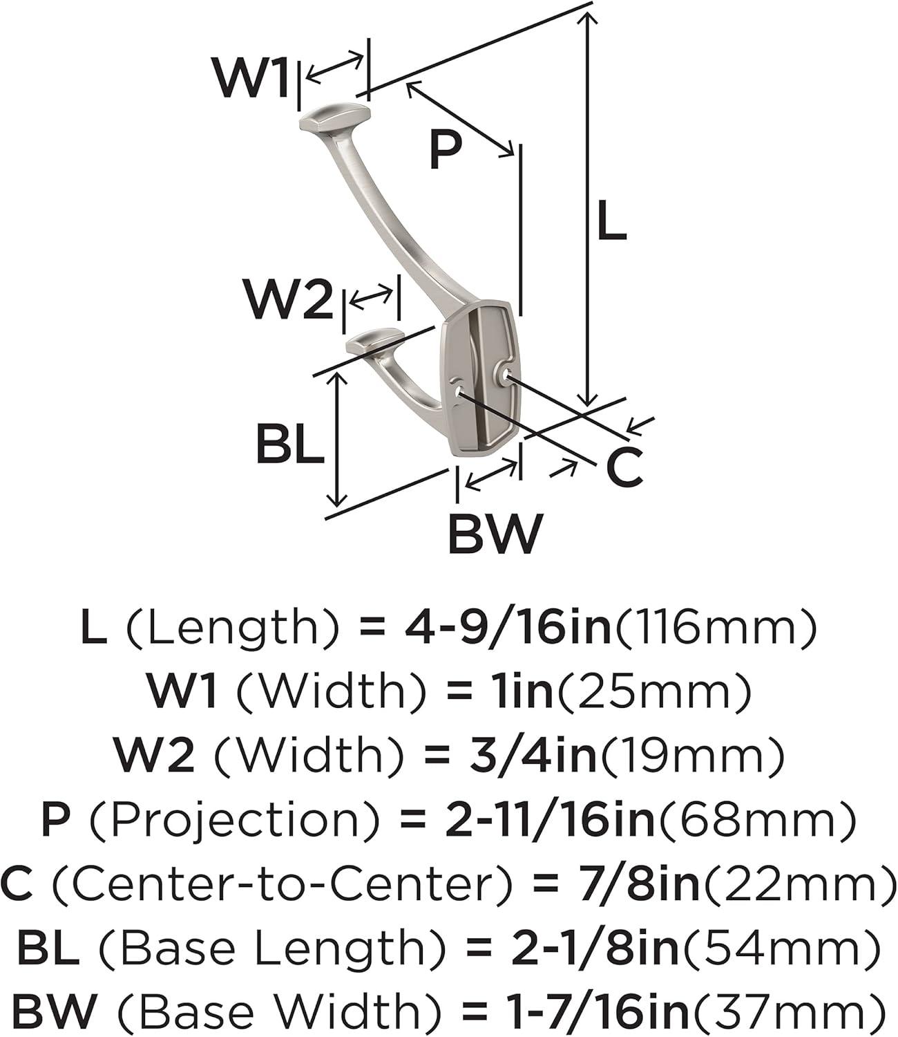 Amerock Vicinity Decorative Wall Hook