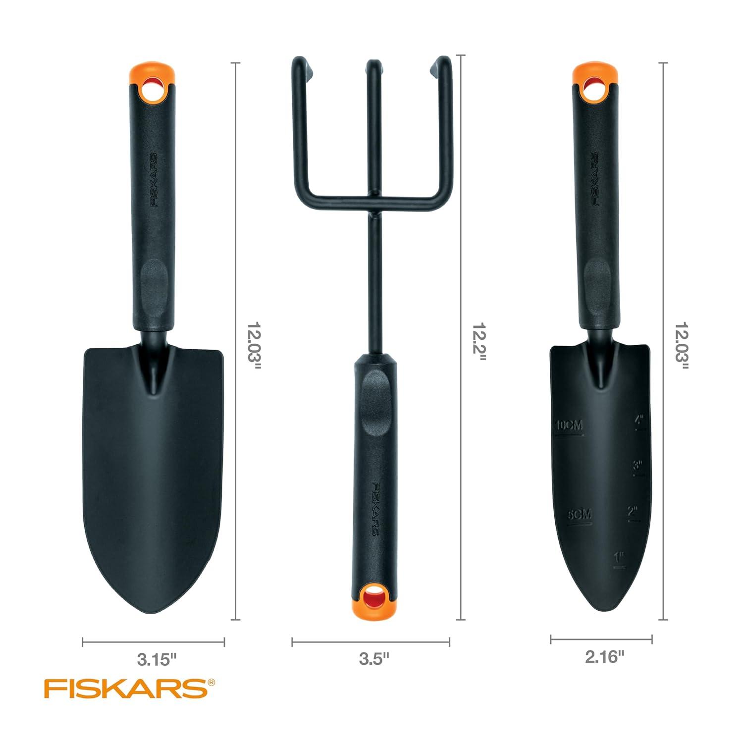 Fiskars 3pc Garden Tool Set