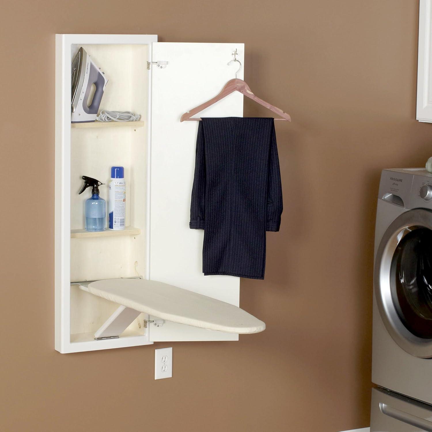 Household Essentials Ironing Board Cabinet, White