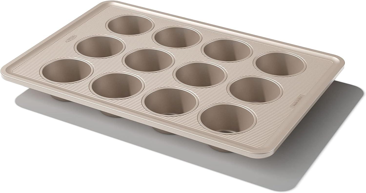 Non-Stick 12-Cup Aluminized Steel Muffin Pan