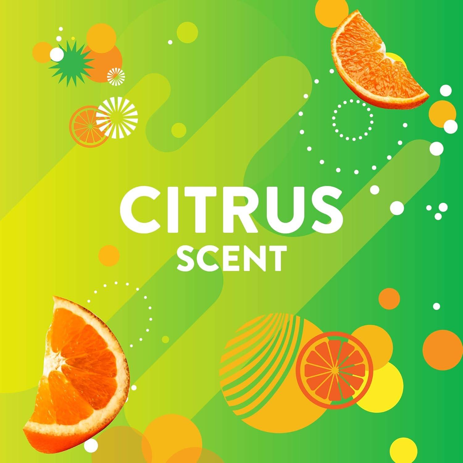 Scrubbing Bubbles Fresh Brush, Starter Kit with Toilet Brush, Stand & 4 Pads, Citrus Scent