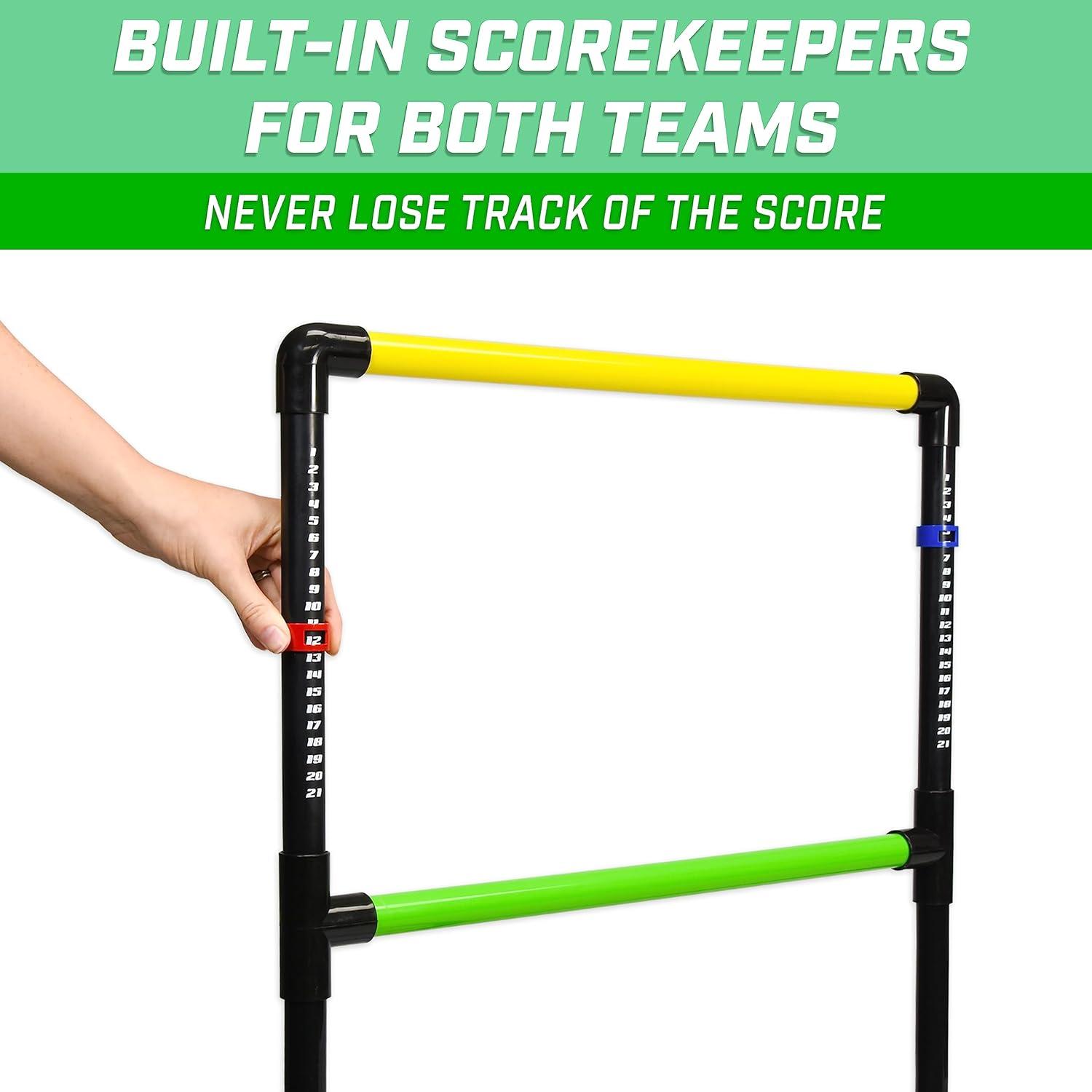 GoSports GoSports Indoor Outdoor Ladder Toss Game Set - Backyard Lawn Game - Rubber Bolos, Carrying Case and Score Trackers