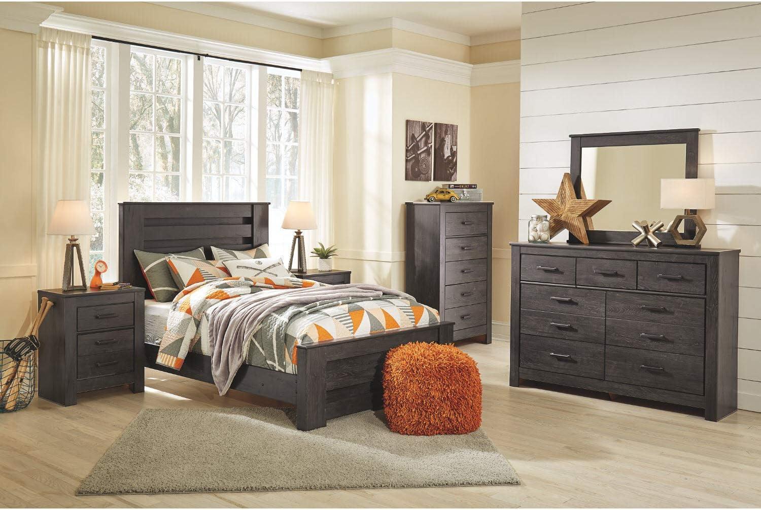 Ashley Furniture Brinxton 7 Drawer Dresser in Charcoal