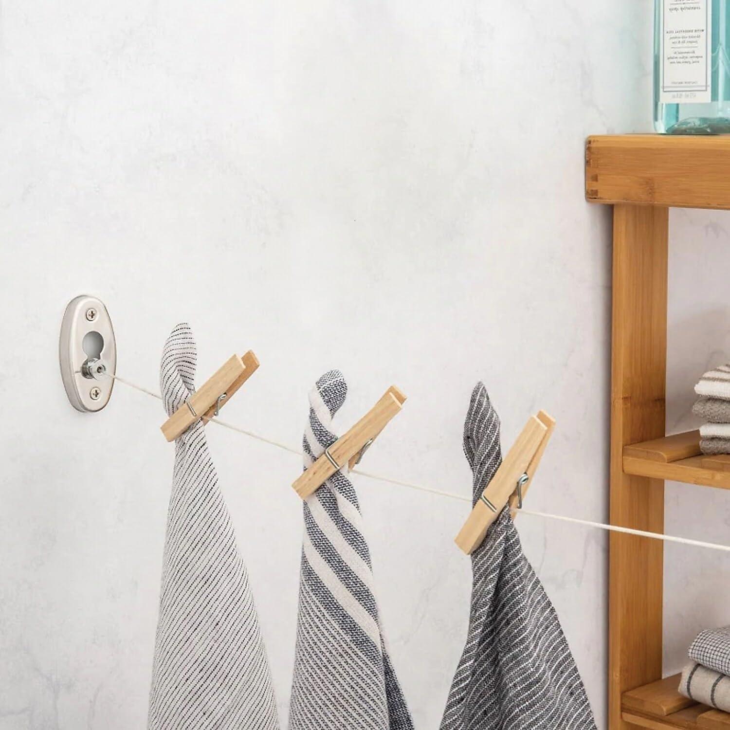Better Houseware Plastic Retractable Clothesline
