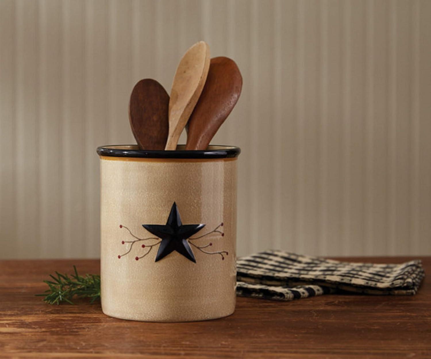 Park Designs Star Vine Utensil Crock