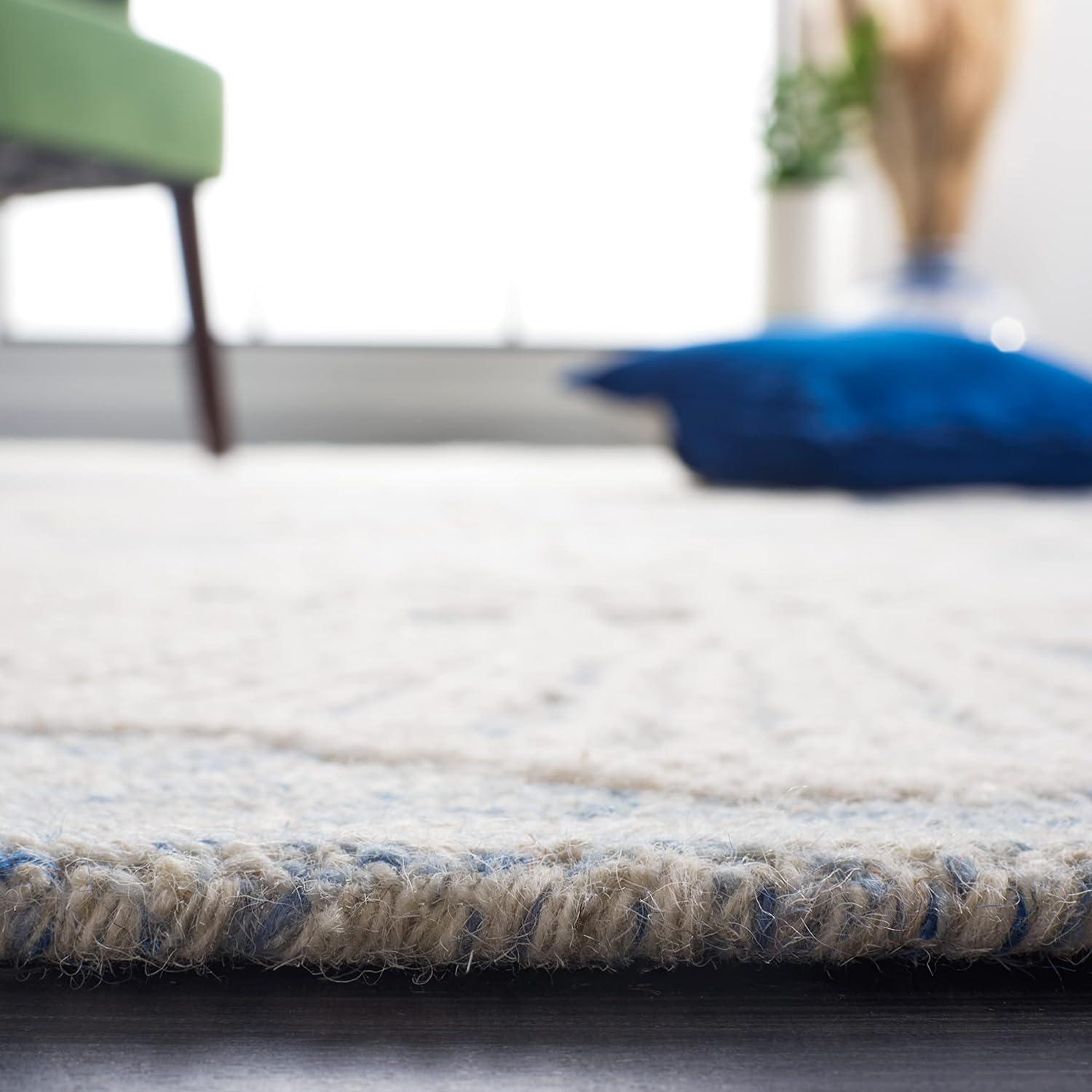 Jardin JAR727 Hand Tufted Area Rug - Blue/Ivory - 3'x5' - Safavieh.