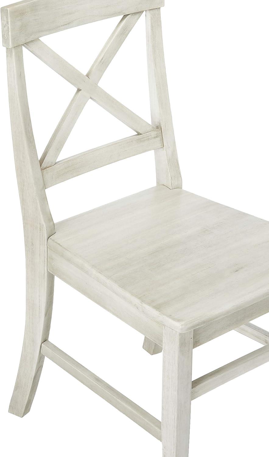 Kaniz Farmhouse Acacia Wood Dining Chairs