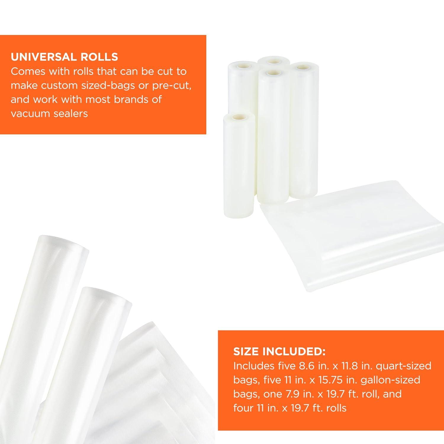 BLACK+DECKER BDVPRB Vacuum Sealer Bags And Rolls Variety Pack