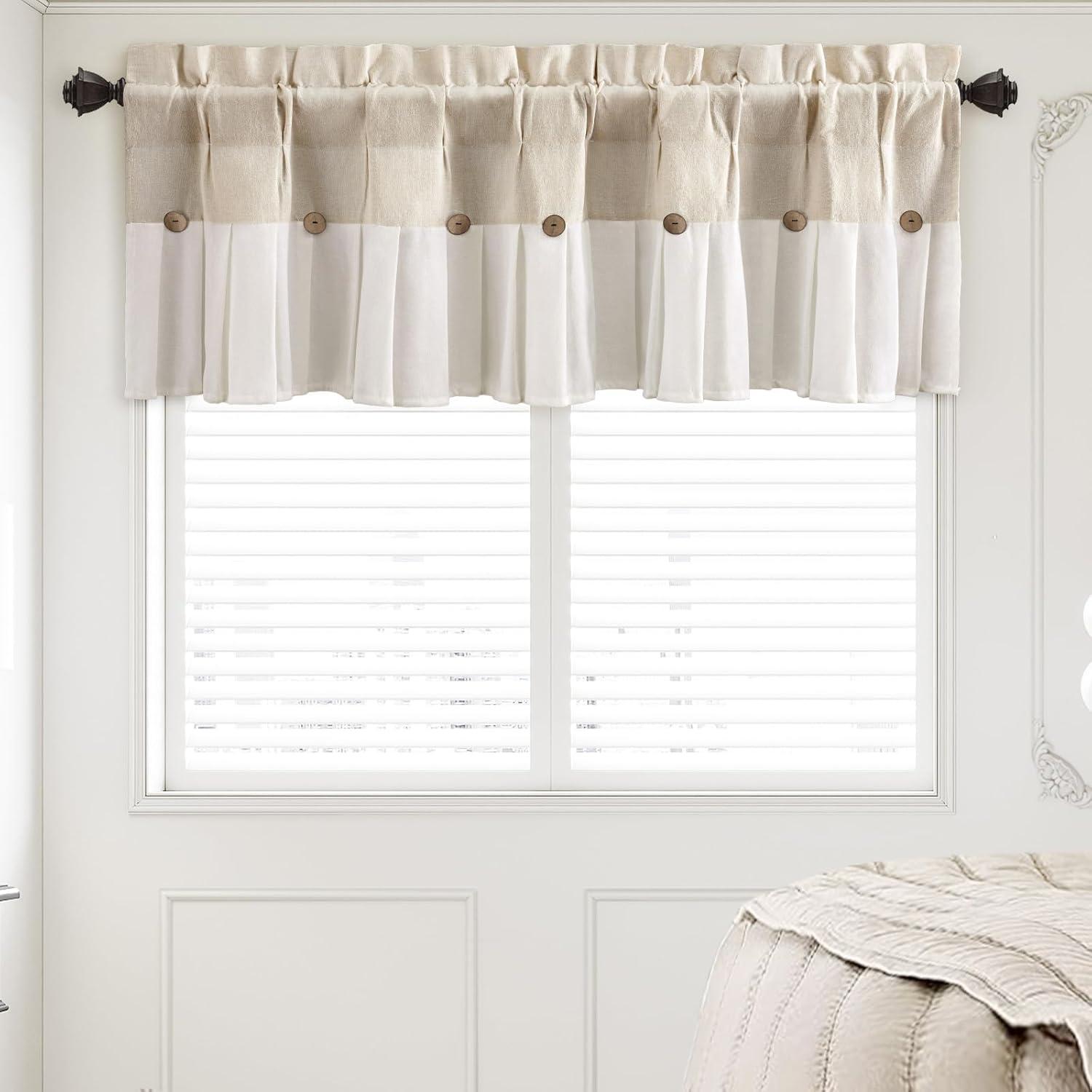 OTOTWER Patchwork 52'' W Window Valance