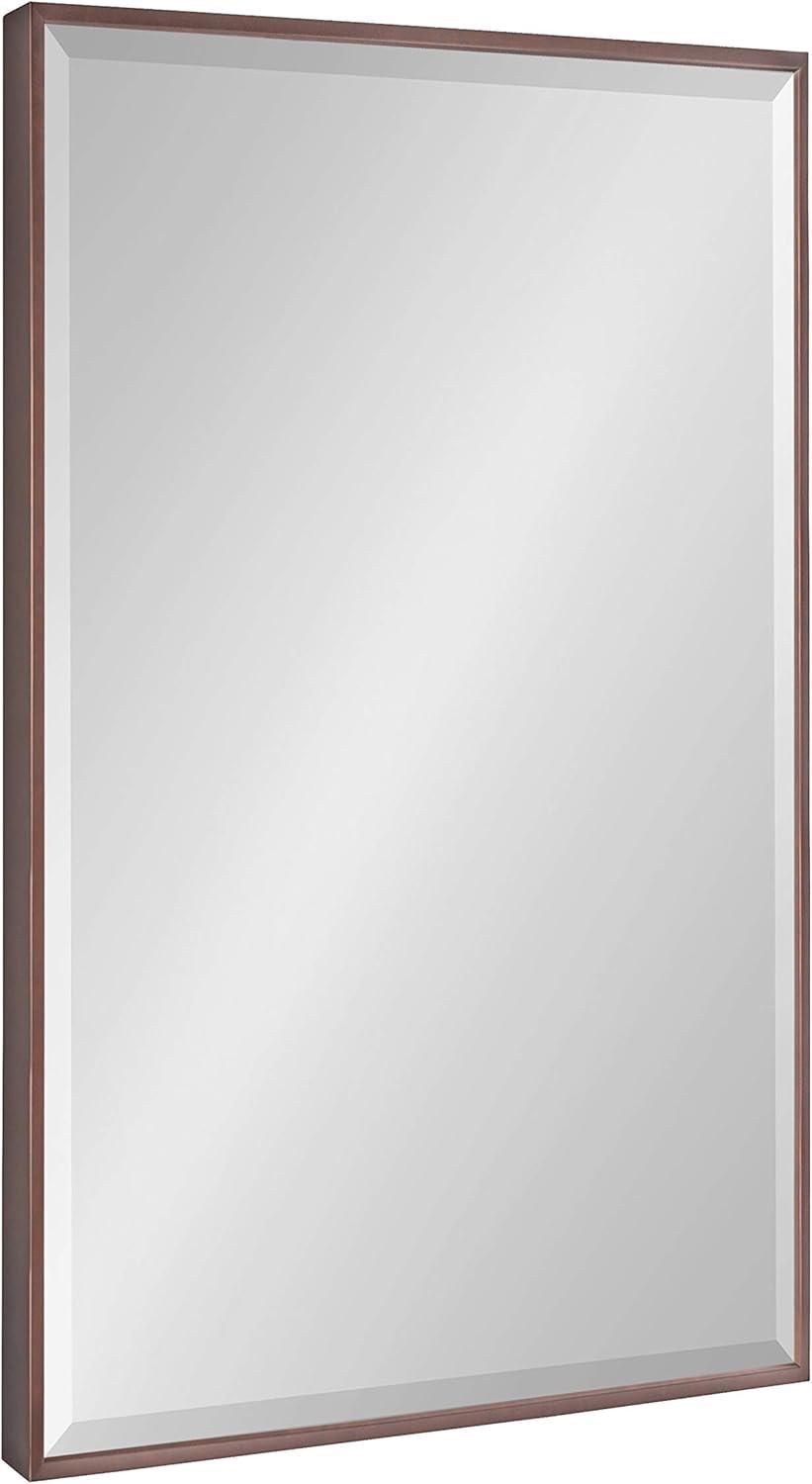 24.7&#34; x 36.7&#34; Rhodes Rectangle Wall Mirror Bronze - Kate &#38; Laurel All Things Decor