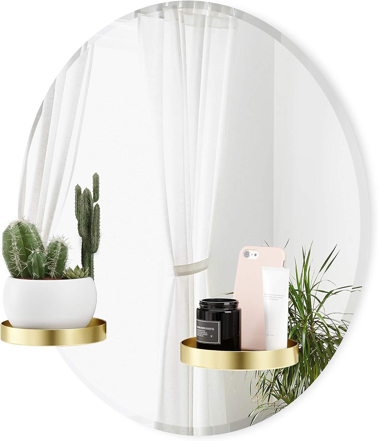 Perch Wall Mirror And Shelves