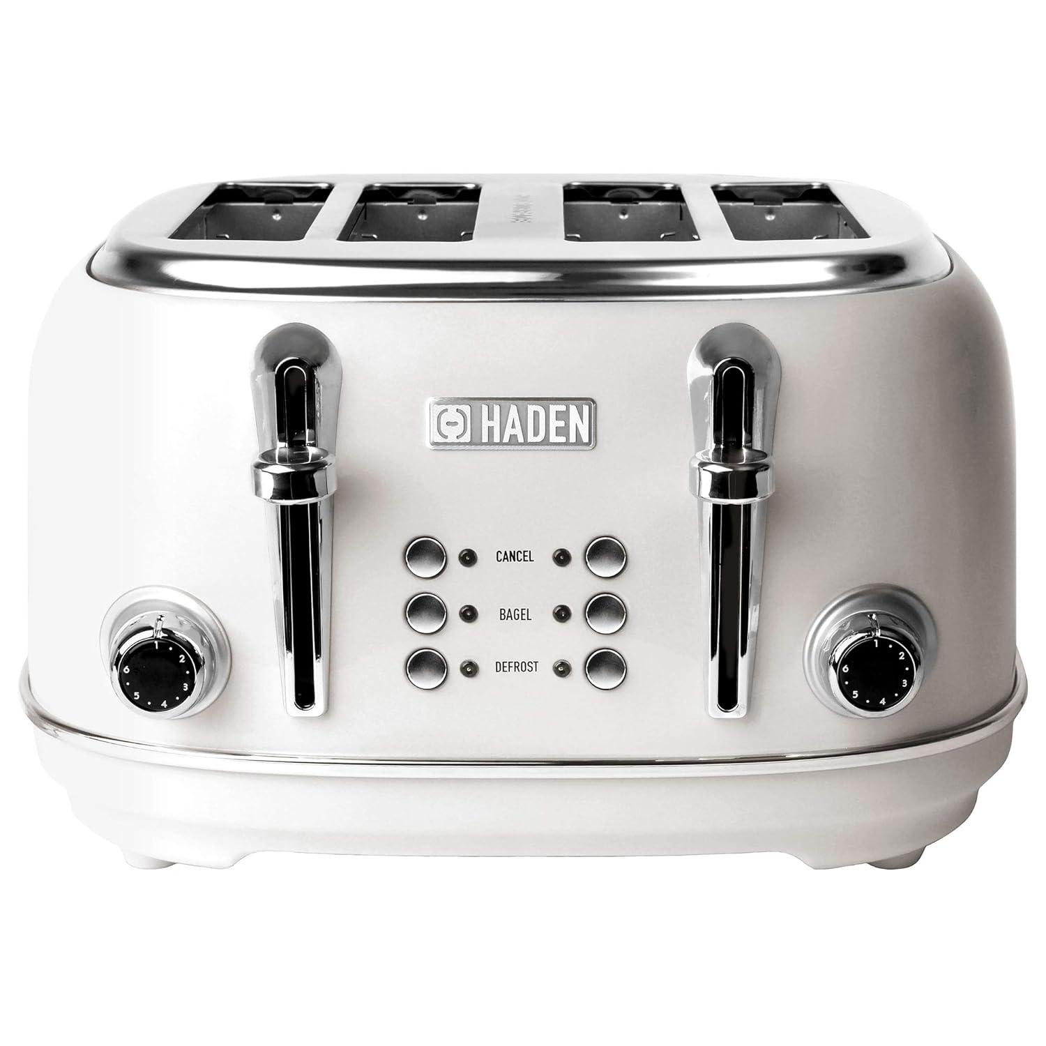HADEN Heritage Ivory 4-Slice Toaster