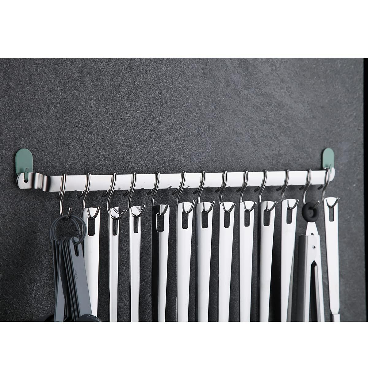 ReaNea Cooking Utensils Set Stainless Steel 37 Pieces Kitchen Utensils Set Kitchen Tool Gadgets with Hooks for Hanging