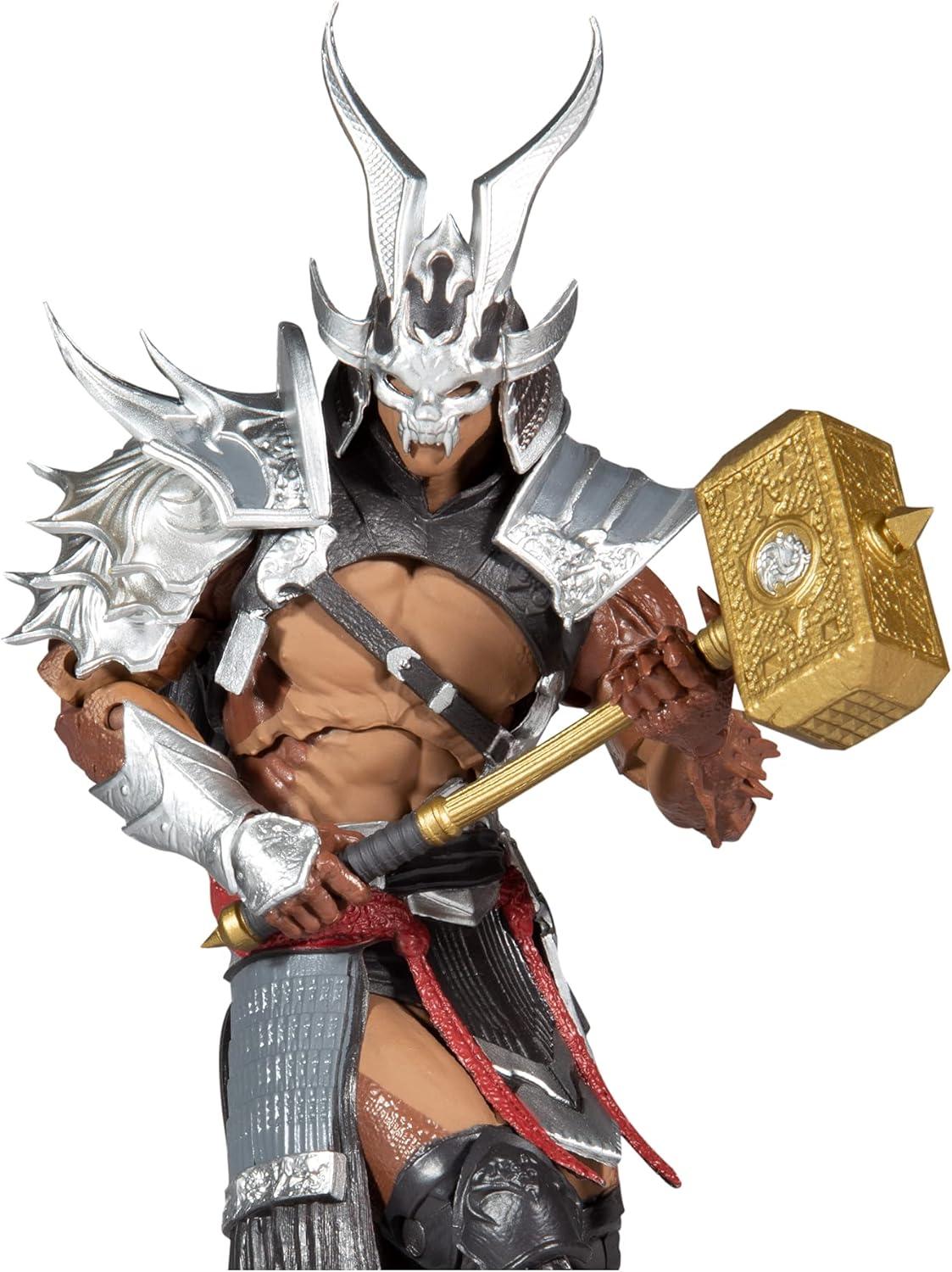 McFarlane Toys Mortal Kombat Platinum Shao Kahn - 7 inch Collectible Action Figure