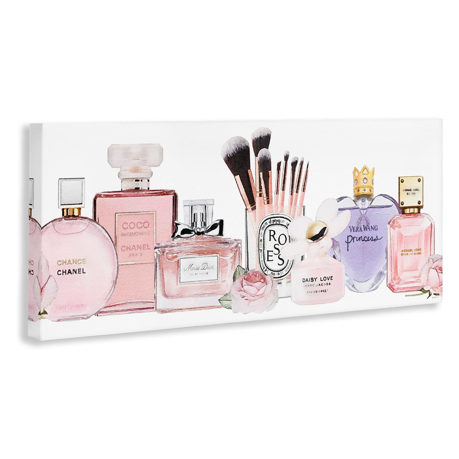 Stupell Industries Women's Fashion Fragrance Glam Accessories Canvas Wall Art by Amanda Greenwood