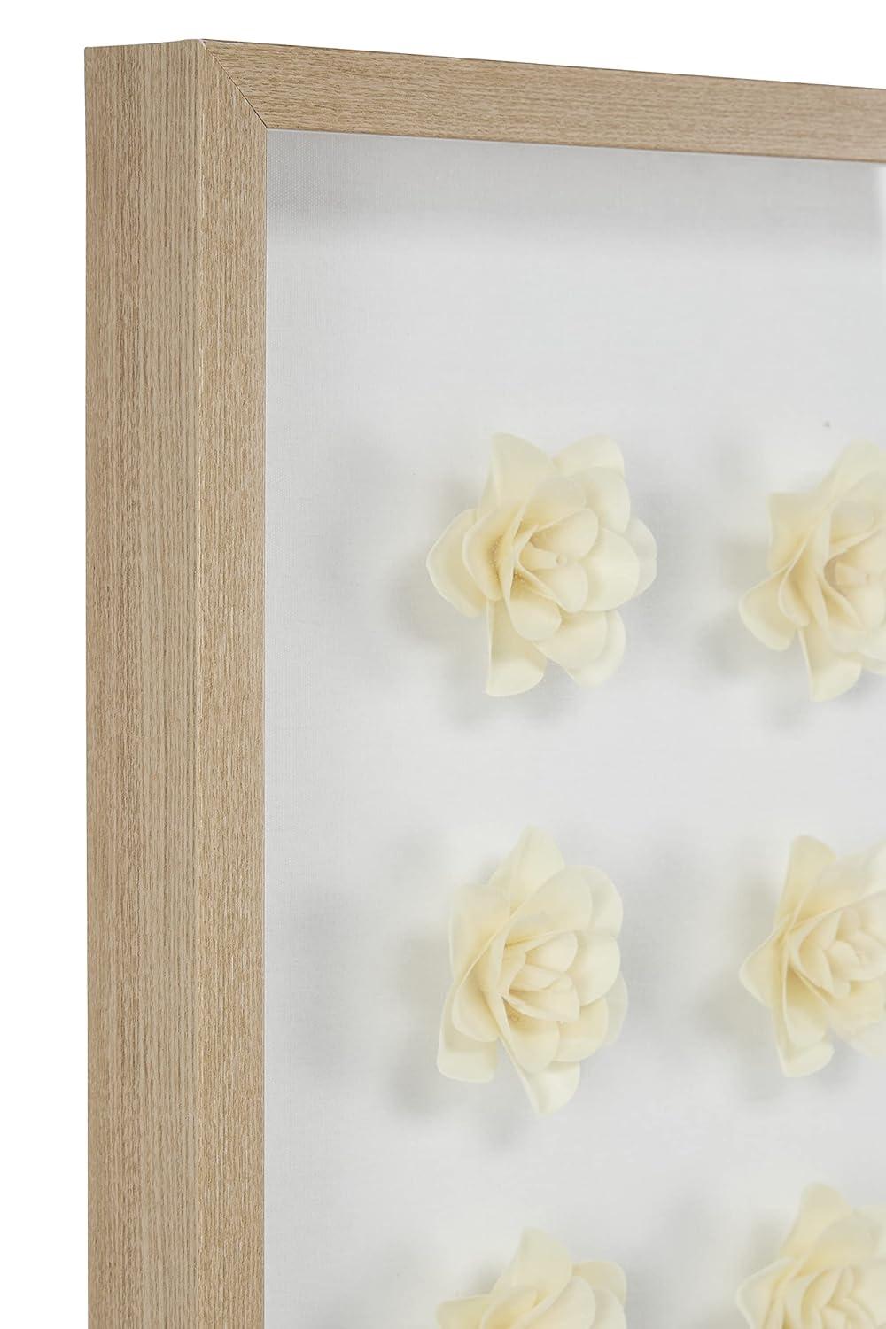 Deco 79 Shadow Box, 24" L x 2" W x 24" H, White