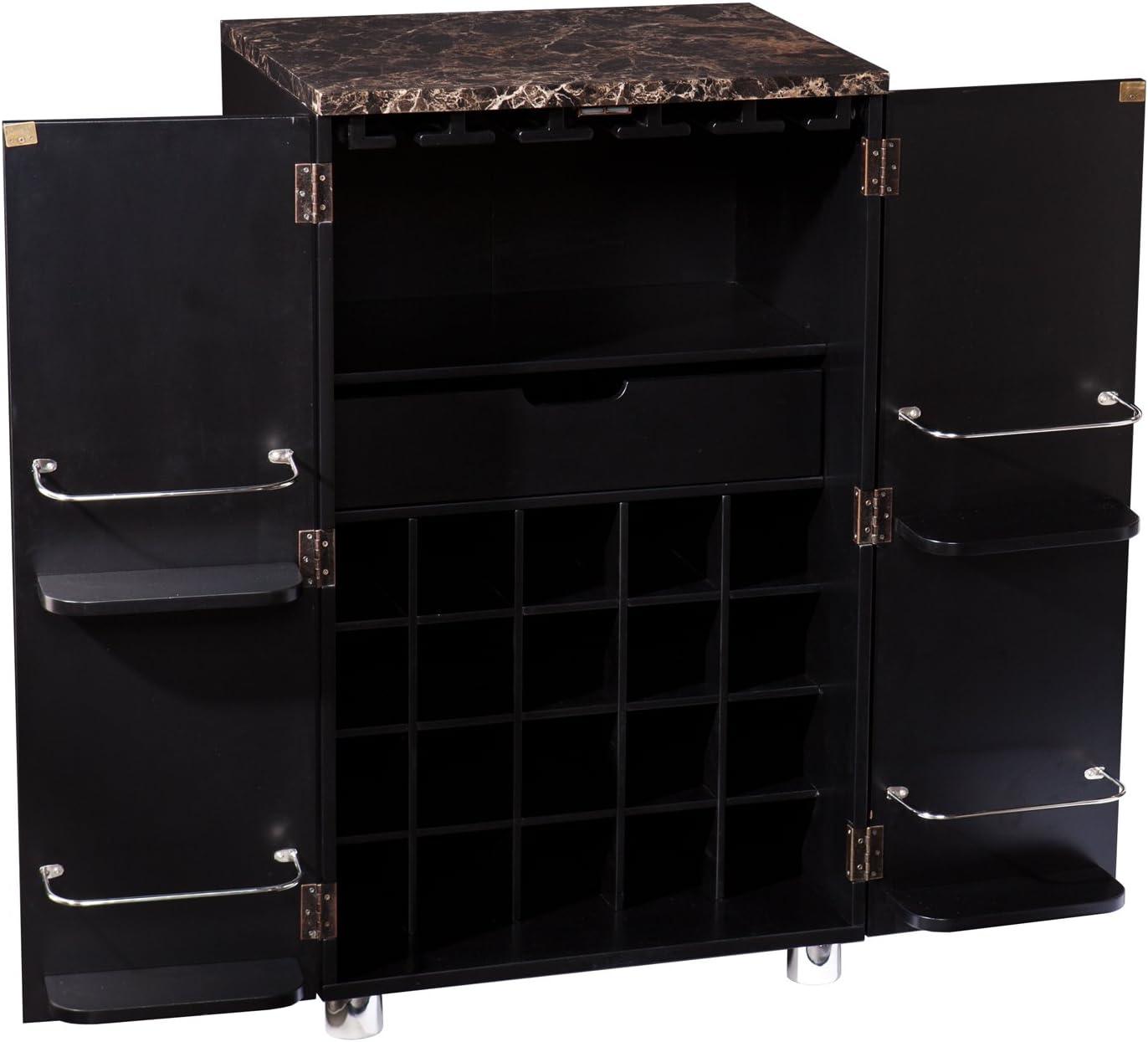 SEI Furniture Cape Town Home Bar Cabinet in Black