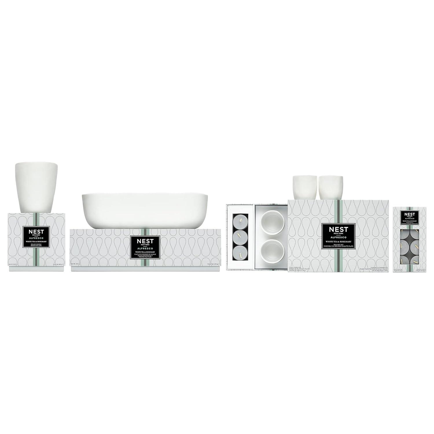 Nest Fragrances White Tea And Rosemary Alfresco Multi-wick Trough Candle