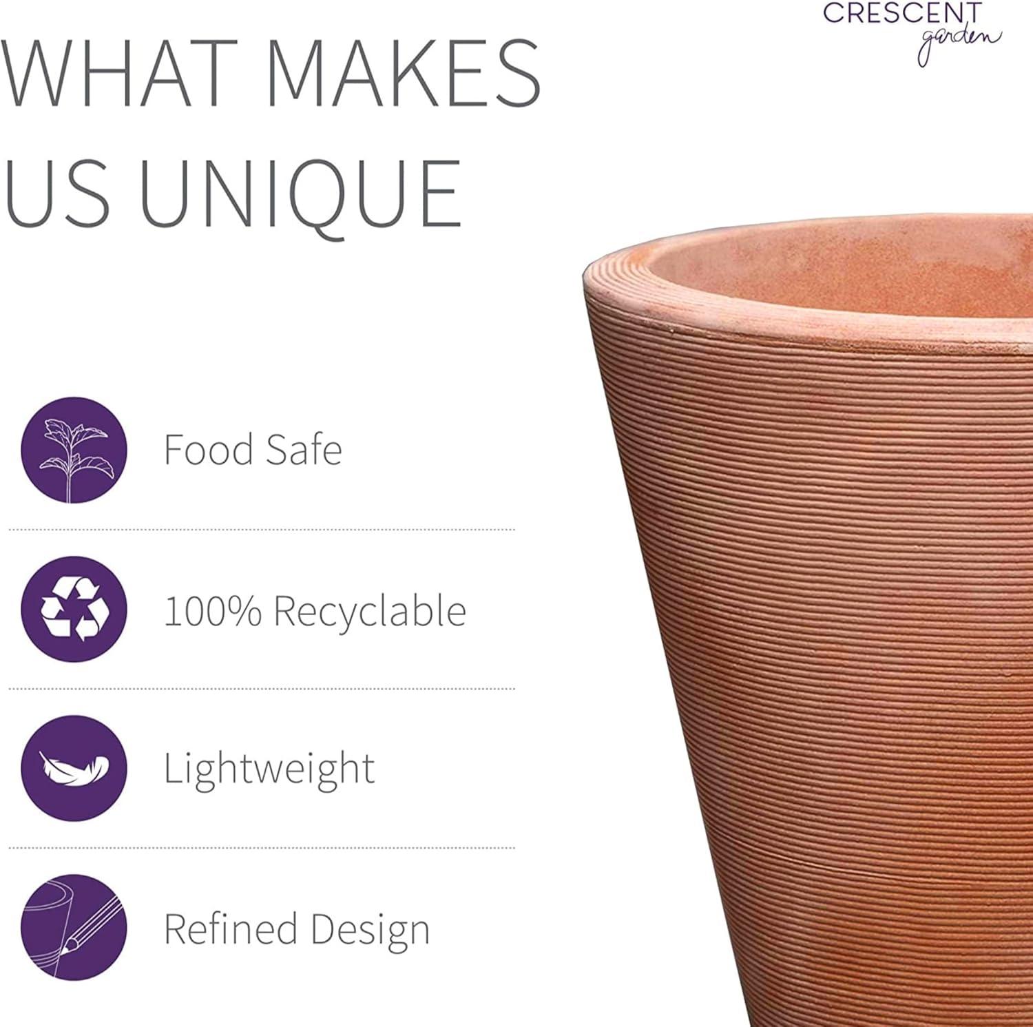 Madison Indoor/Outdoor Modern Round Planter