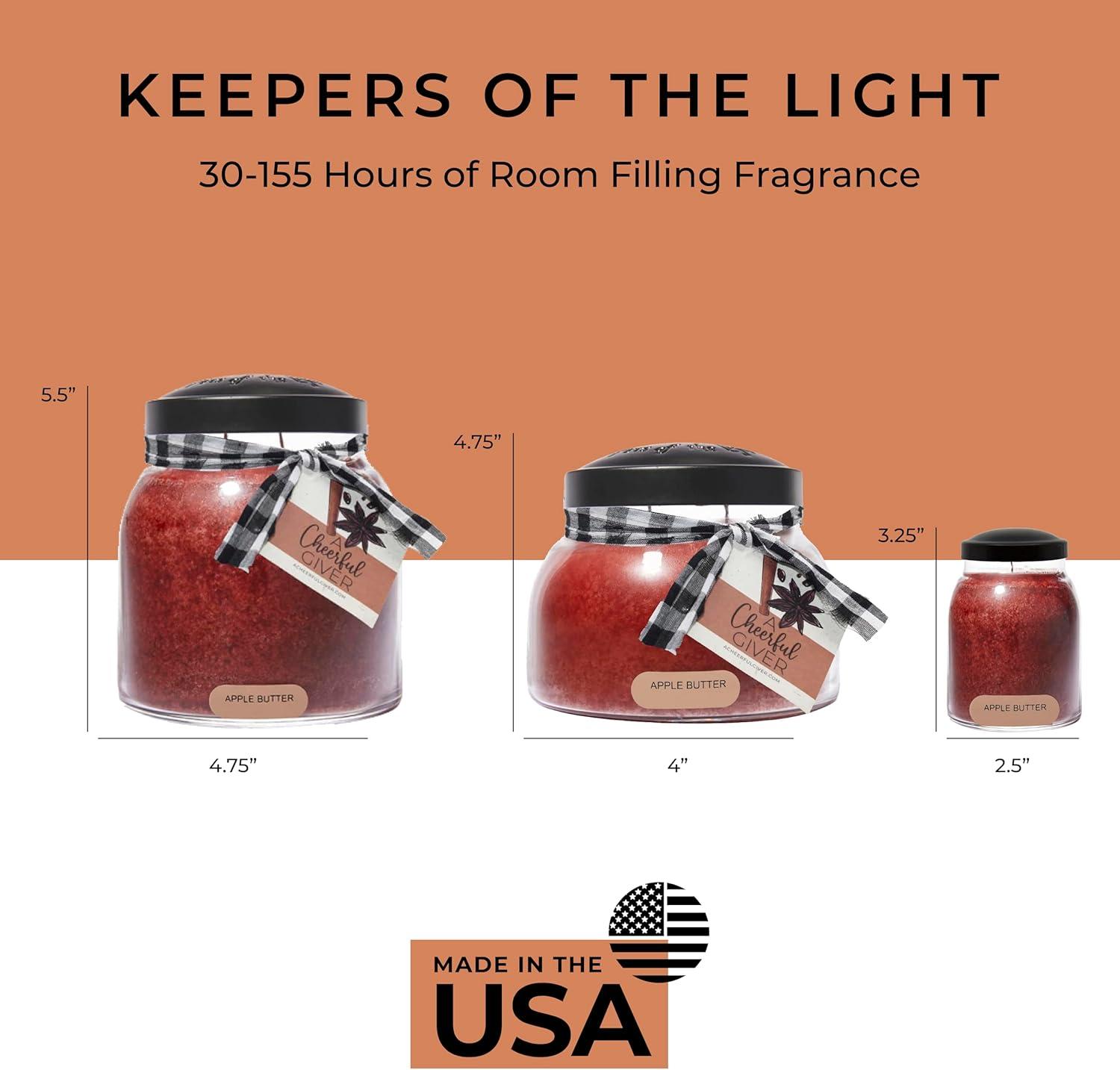 Apple Butter Papa Jar Candle
