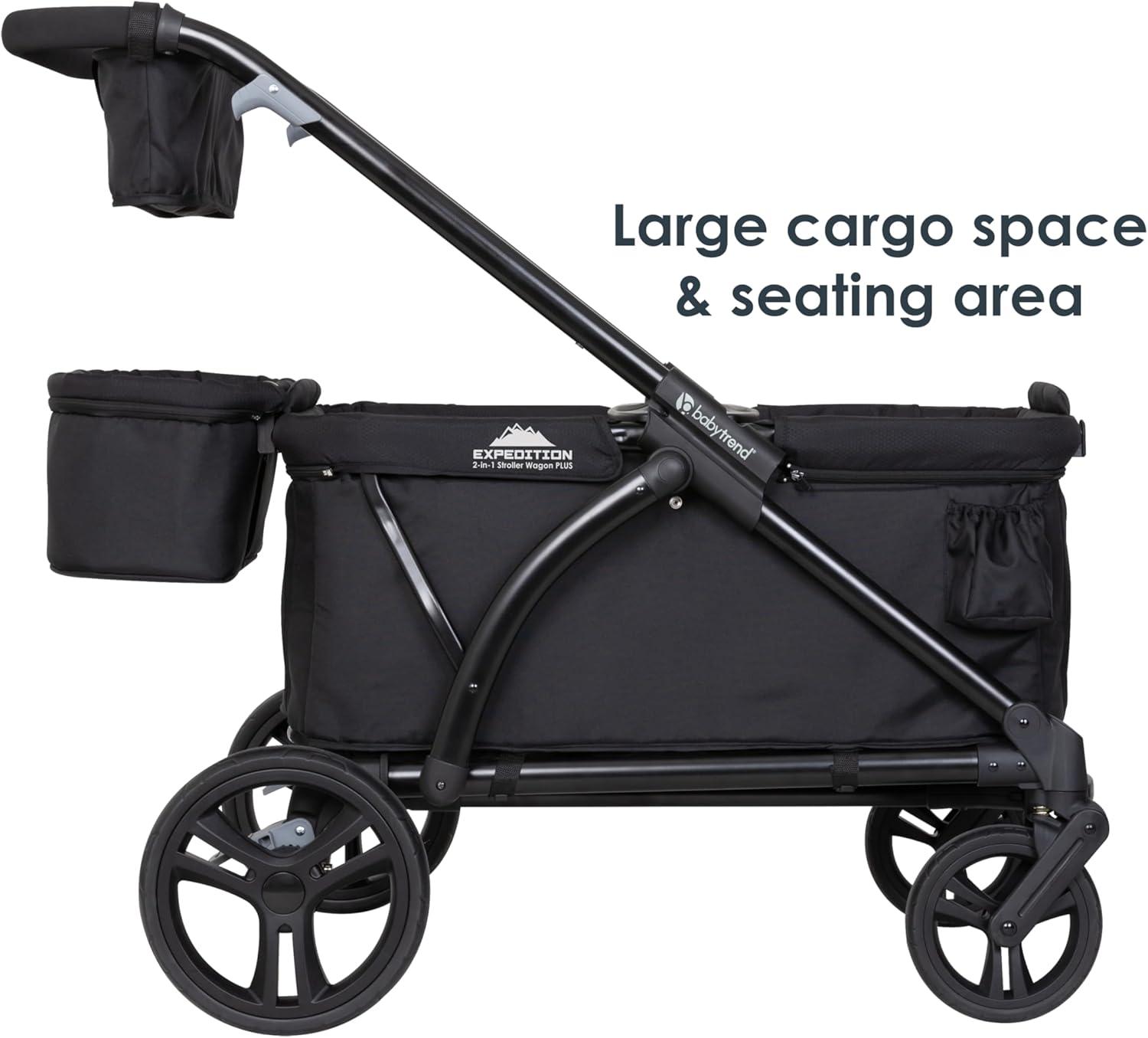 Baby Trend Baby Trend Foldable 4 Wheel Multi-Child Stroller with Storage