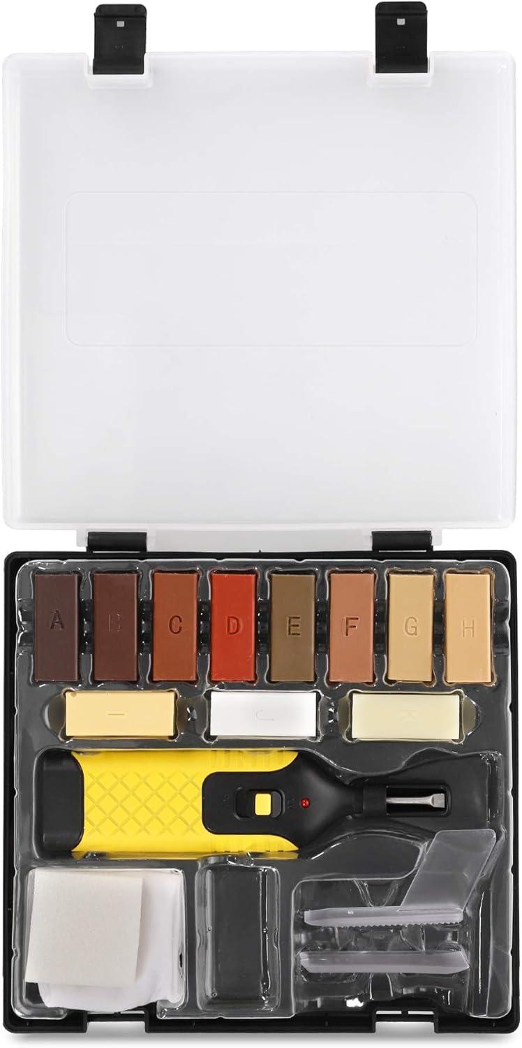 Navaris Wood Floor Repair Kit - Wax Sticks and Melting Tool, 1 Count