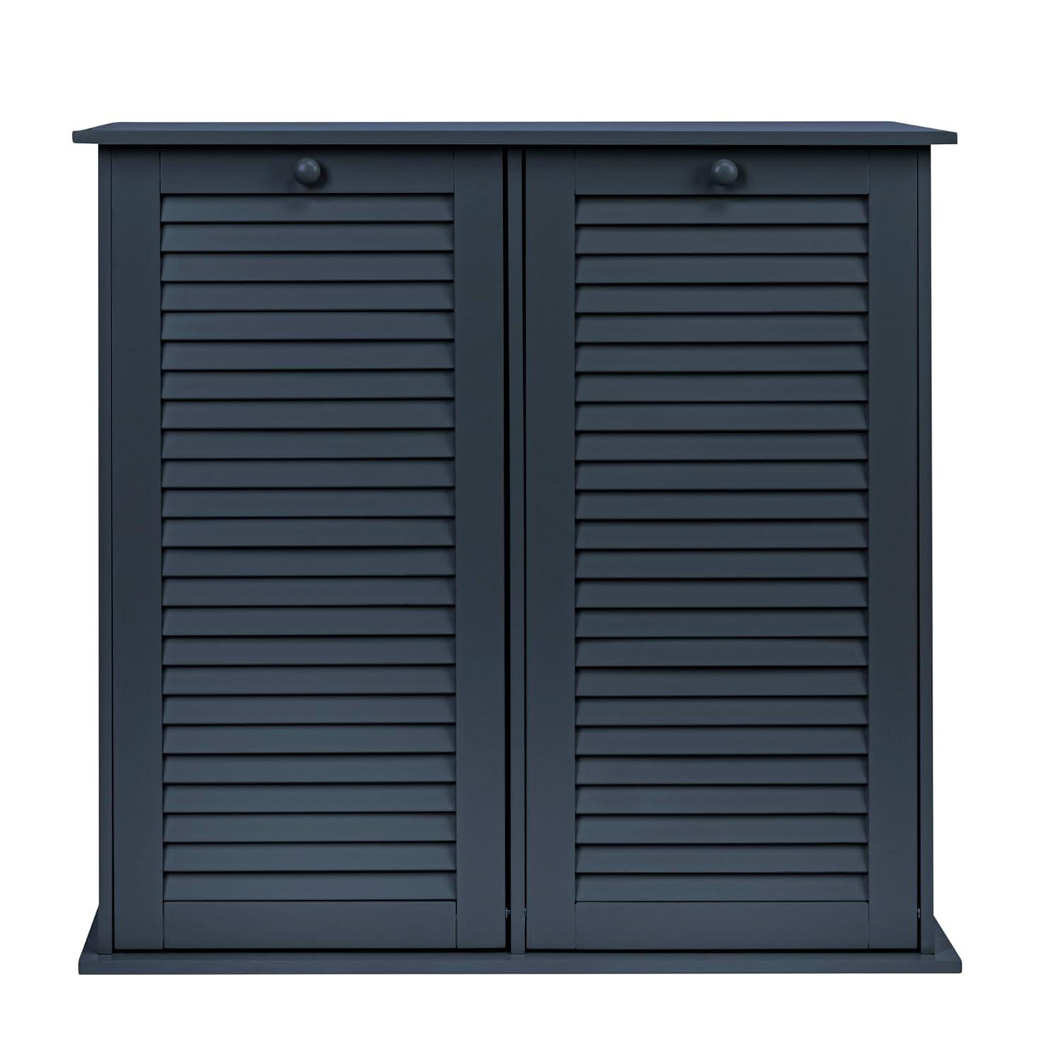 Household Essentials Tilt-out Cabinet Laundry Sorter with Shutter Front